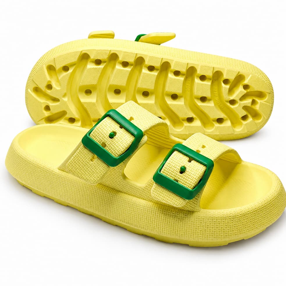 Chinelo Sandália Feminino e Masculino Anatômica Leve Solado Aderente Fivela Ajustável