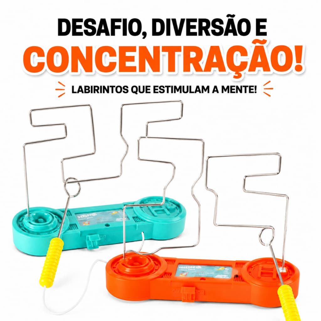 Labirinto Infantil Brinquedo  Educativo de Coordenação e Raciocínio