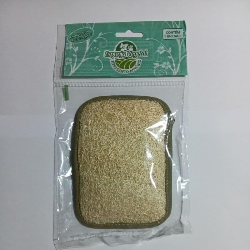 Esponja Vegetal Costurada Para Banho