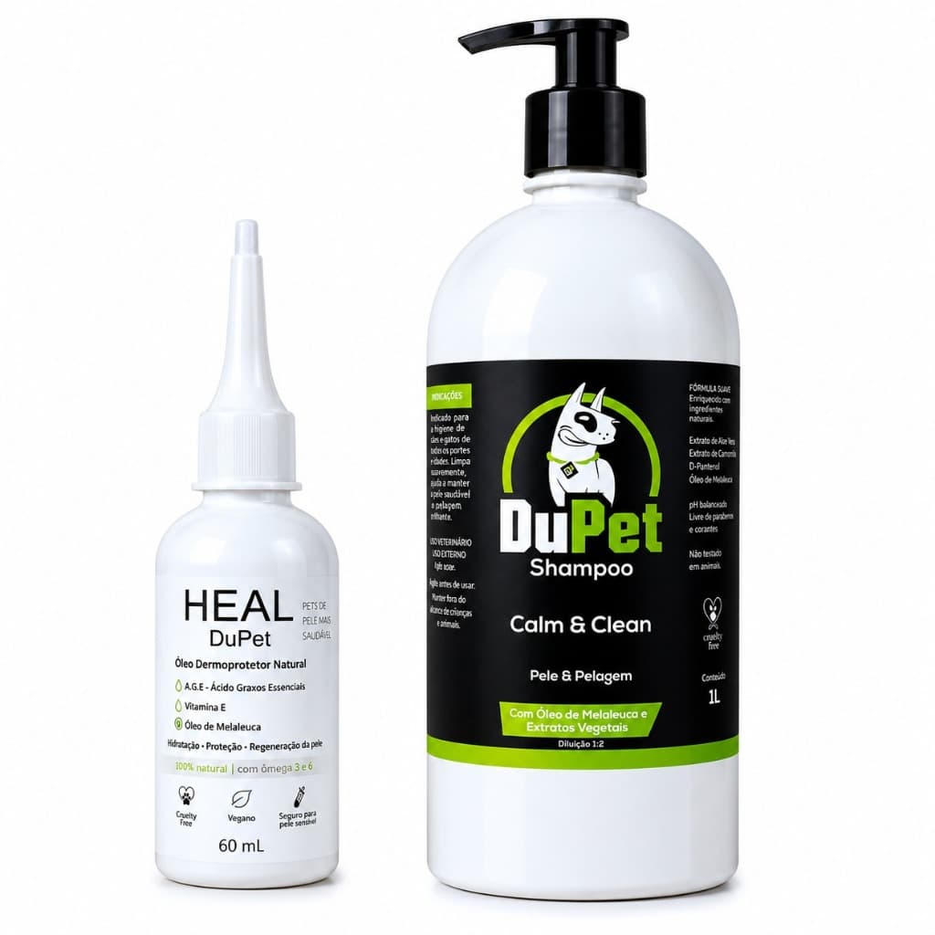 Shampoo CALM & CLEAN  Óleo Dermoprotetor  Pele & Pelagem DuPet
