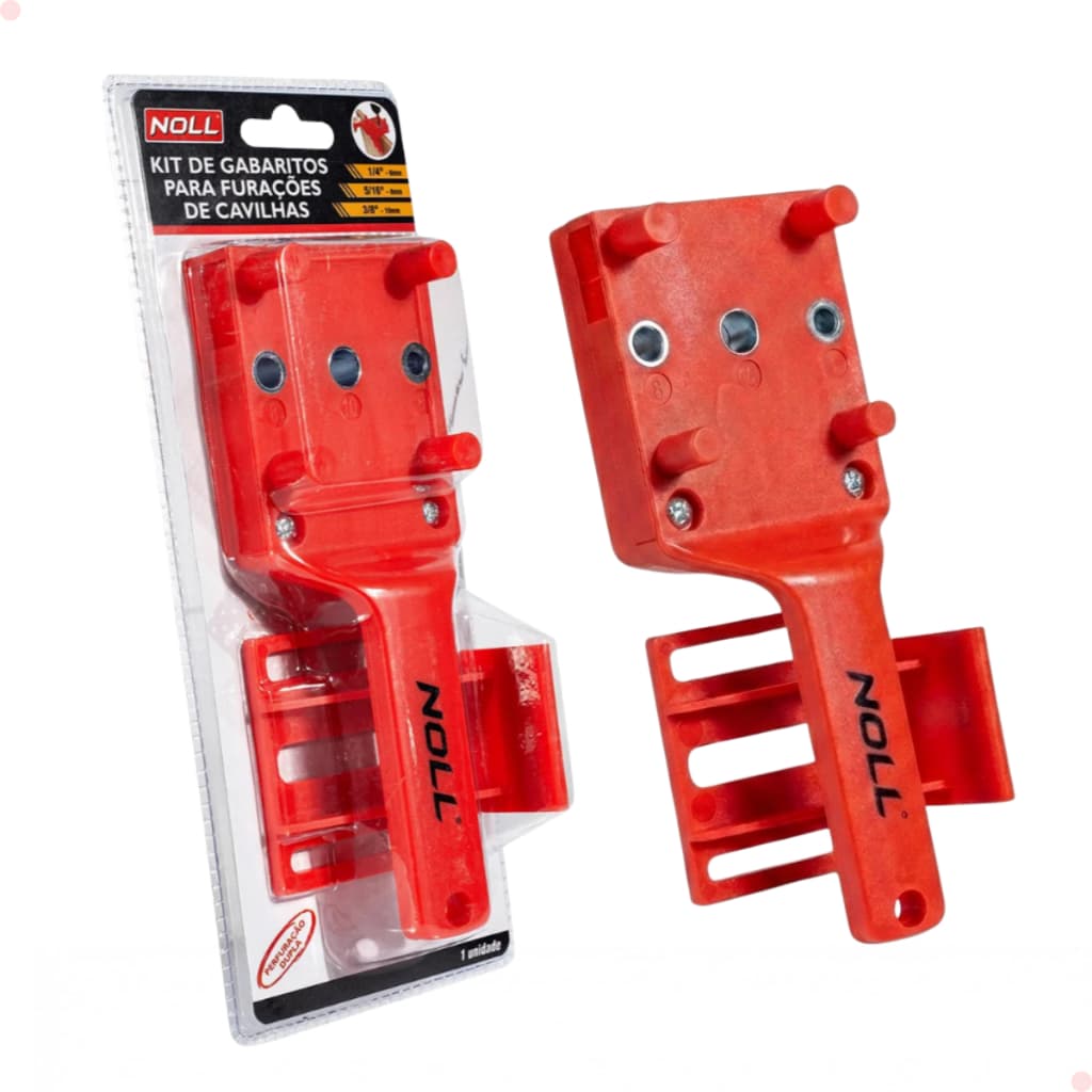 Kit Gabarito Para Furação de Cavilha Com Bitolas de 6 mm 8 mm 10 mm Noll