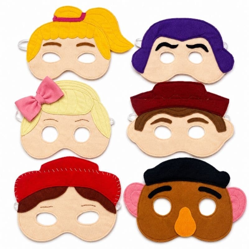 10/20 Máscaras Toy story em feltro