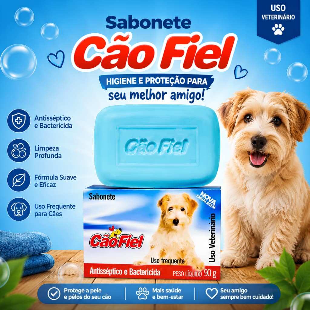 ANTISSEPTICO CAO FIEL SABONETE 90GR