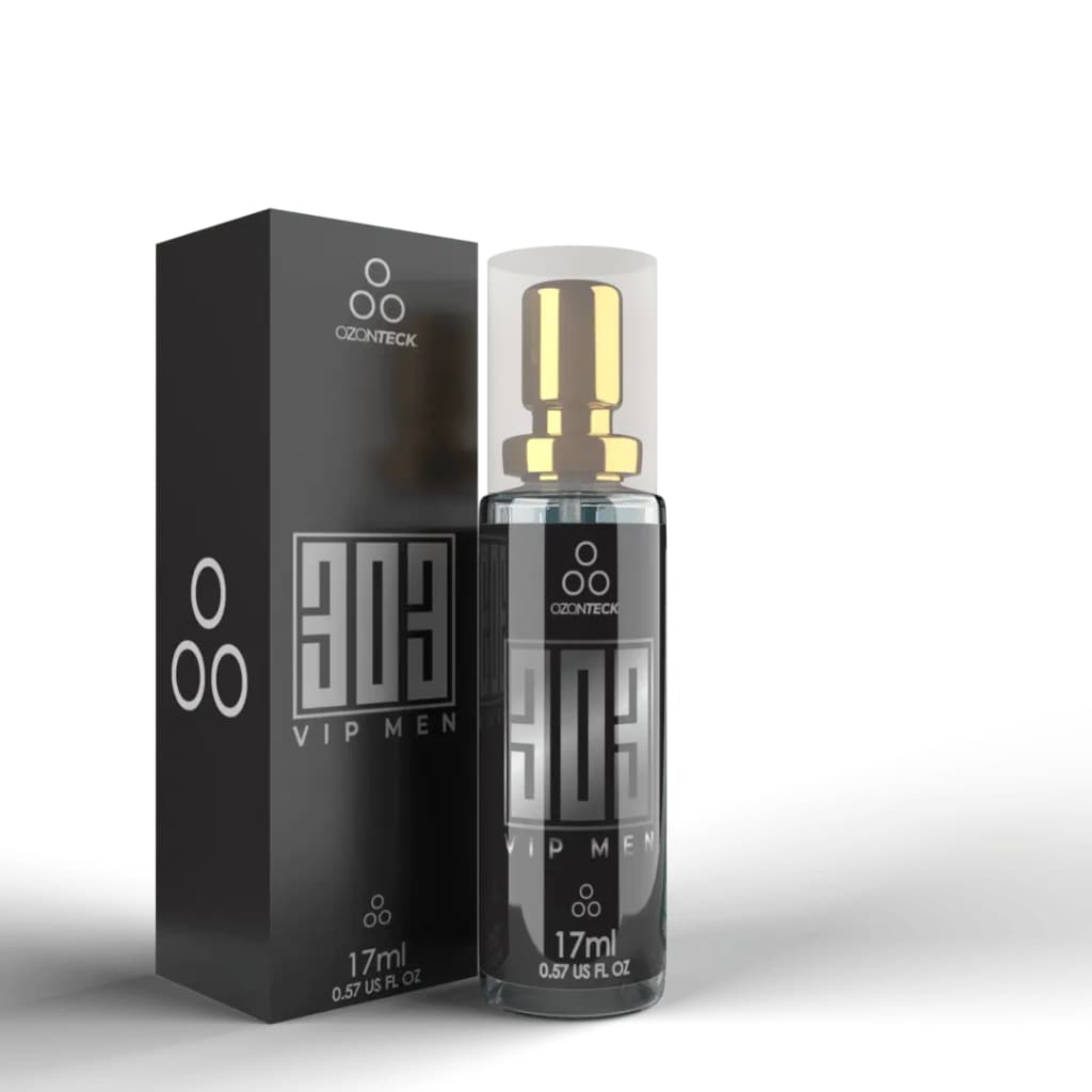 Perfume Masculino 303 Vip Men Ozonteck 17ml | 33% Essência Excelente Fixação | Moderno Sedutor | Original
