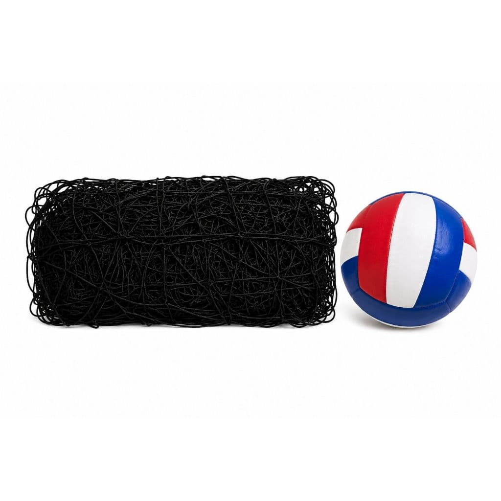 BOLA E REDE  DE VÔLEI 80cm x 5m SEM FAIXA CONTÉM CORDA 4mm