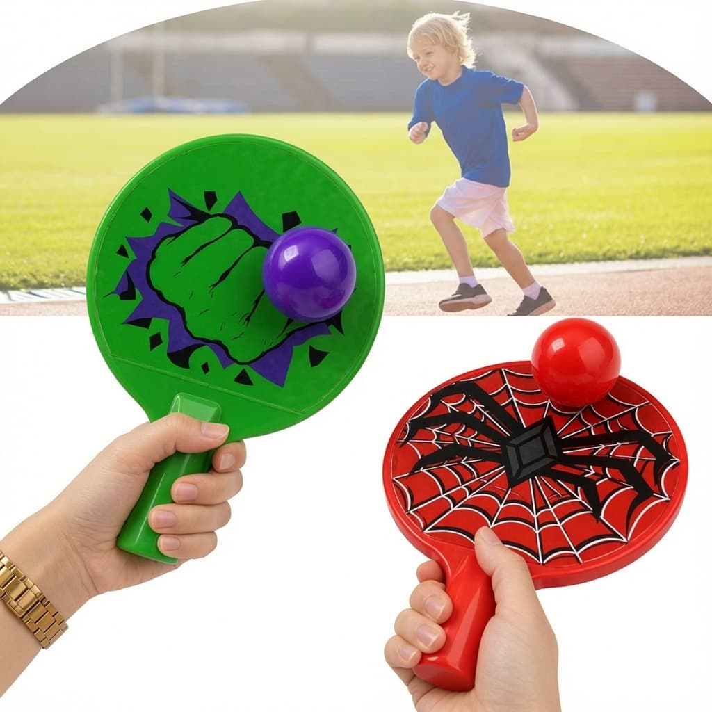 Raquetes de Ping Pong Brinquedo Infantil Bolinha Jogo Divertido Para Crianças