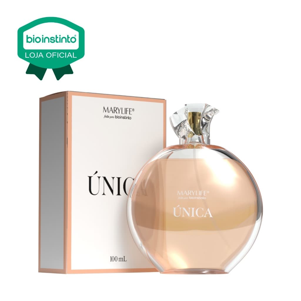 01 Perfume ÚNICA 100ml Mary Life Lançamento colônia feminina c Alta Fixação Bio Instinto sutil