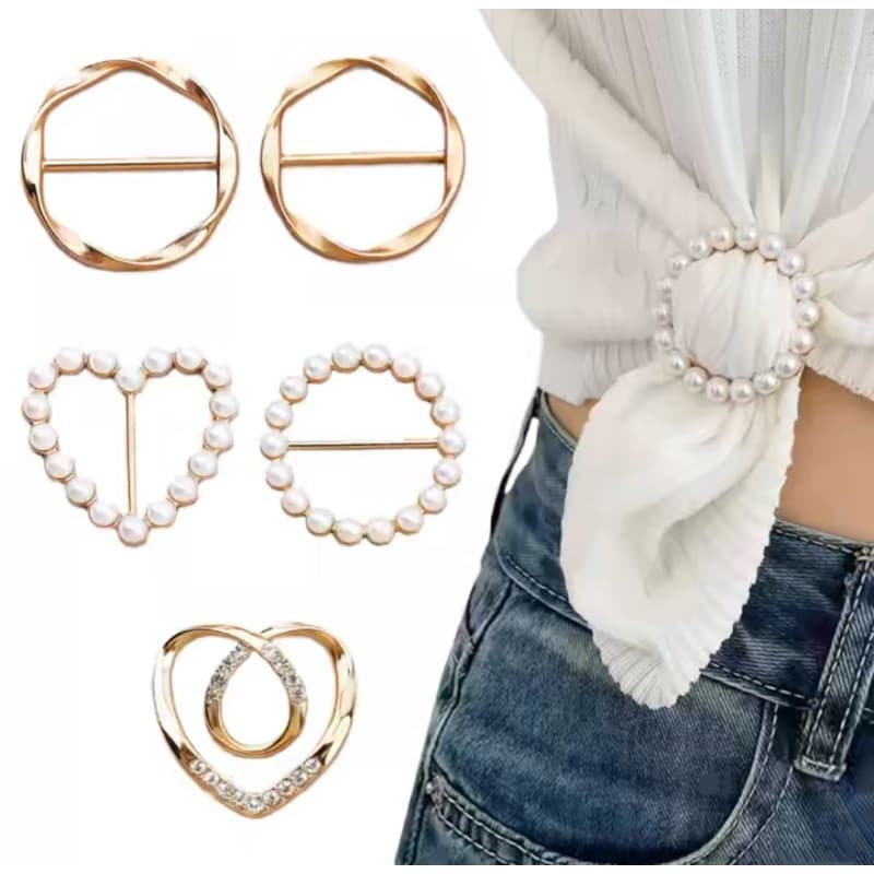 Fivelas para Lenço de Seda ou Blusa