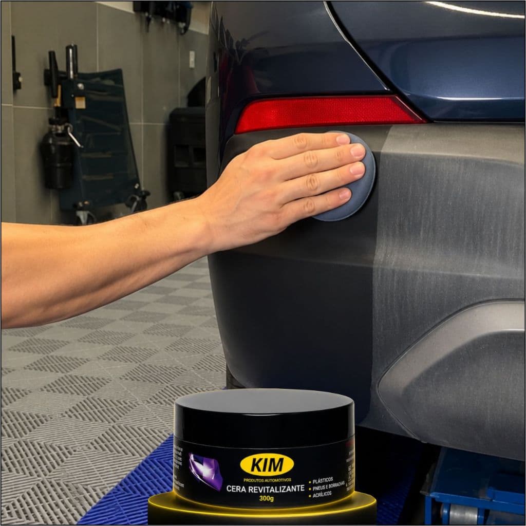 Revitalizador de Plástico para Carro e Moto Efeito Novo Instantâneo