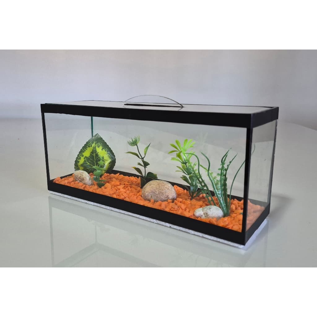Aquário Beteira Retangular  4 Litros (até a borda) 30cm II Para Peixe Betta Ornamentação Decorado