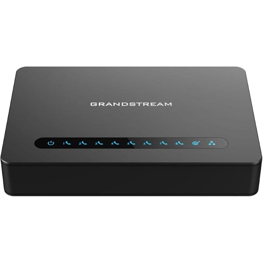 Gateway VoIP Grandstream ATA HT818 8 Portas FXS Roteador NAT Gigabit