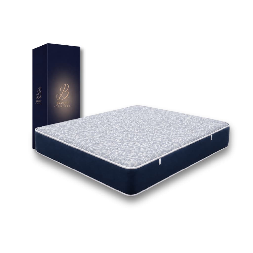 Colchão Casal Espuma D33 Semi Ortopédico Antialérgico Antiácaro 12cm 14cm 17cm Pura Espuma