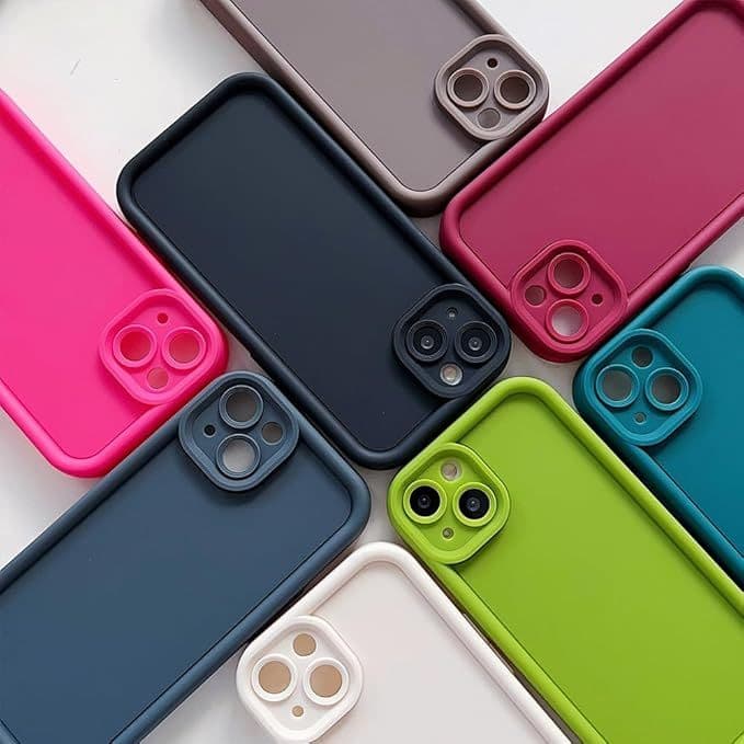 Kit 2 ou 3 Capinhas ALEATÓRIAS de Silicone para iPhone 11 11pro 11promax 12 12pro 12promax 13 13pro 14 14pro 14promax