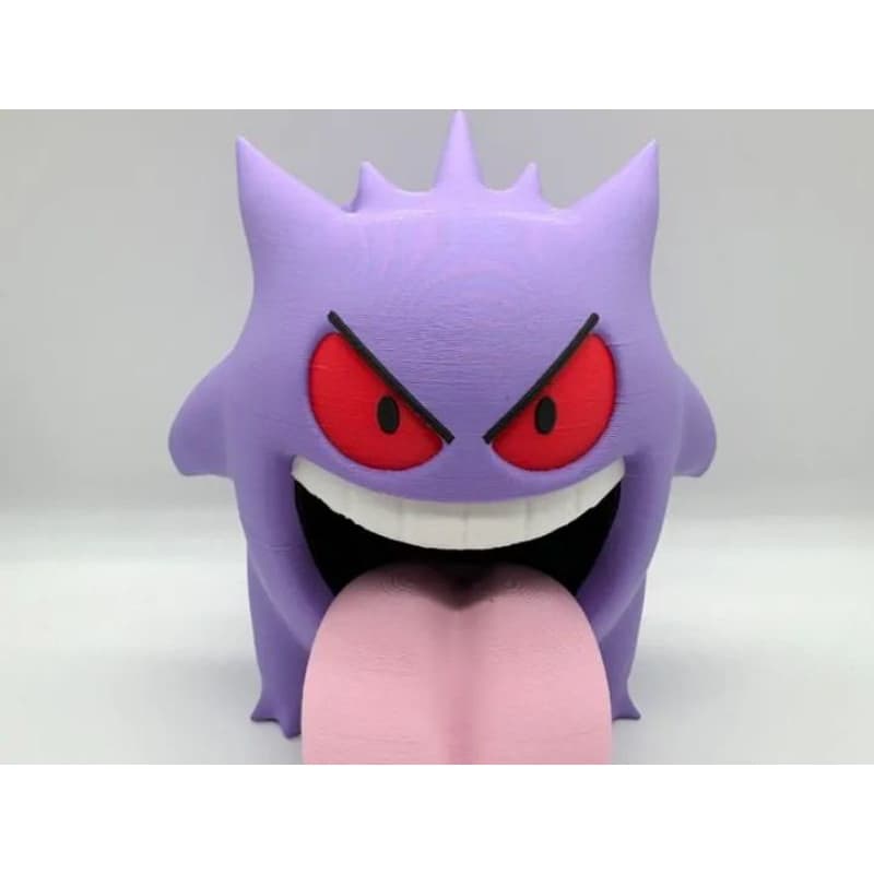 Gengar Lambedor Pokémon Decorativo – Impressão 3D Colecionável