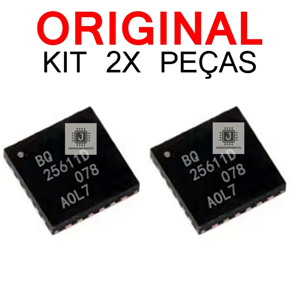 25611D BQ25611D  BQ 25611D  BQ25611 D  BQ 25611 D QFN-24  Circuito Controlador De Carga Da Bateria usb