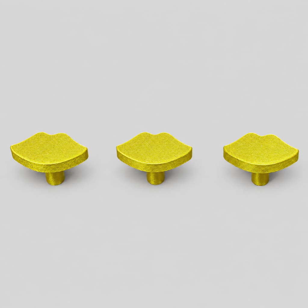 Gancho Cabideiro Decorativo de Boca | Organizador de Parede para Clínica de Estética Quarto Banheiro