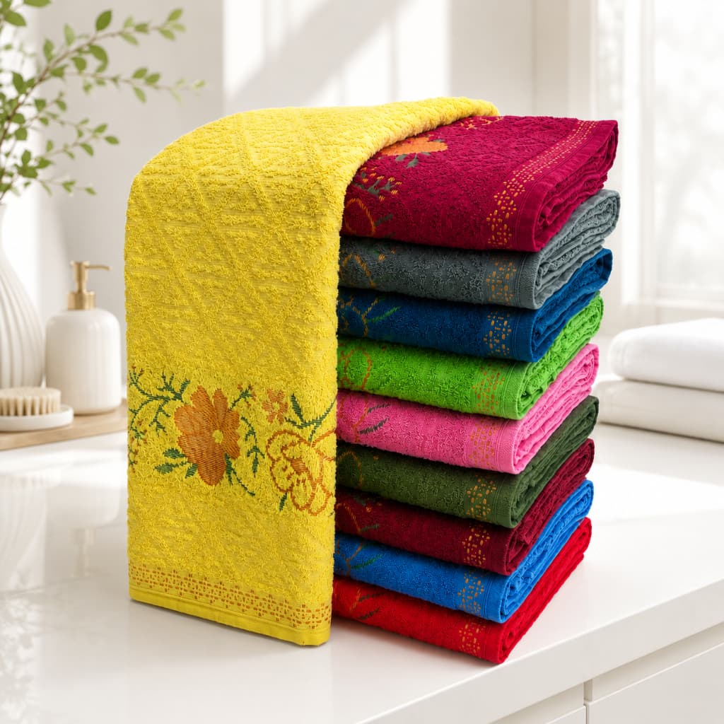 Jogo Kit 4 Toalha De Banho Grande Grossa Macia 100% Algodão 75x150 Gigante Alta Absorção Toalha de Banho Banhão