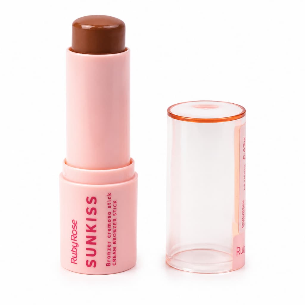 Bronzer Stick Cremoso Ruby Rose Contorno Facial Alta Pigmentação Original