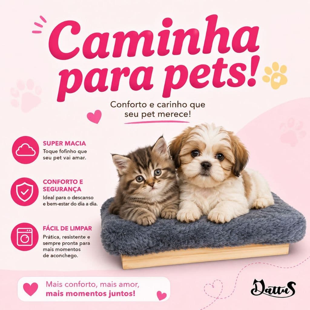 Caminha Para Gatos de Pelúcia/Cama Pet