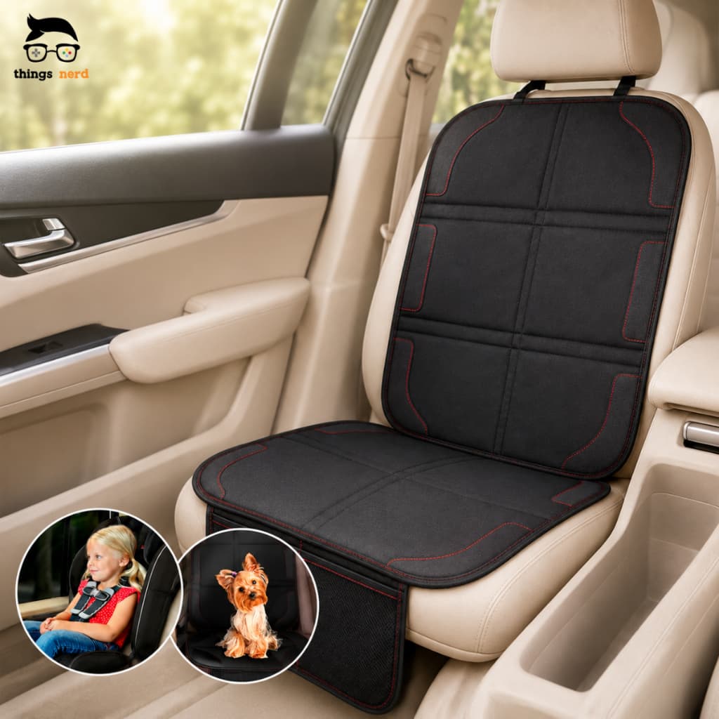 Capa Protetora Banco Carro Com Bolso Assento Universal Cadeirinha Bebê Conforto Pet Antideslizante