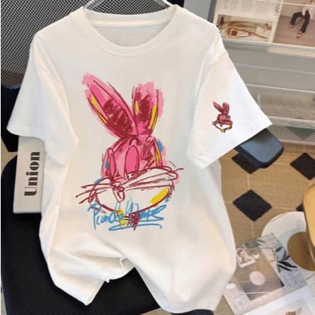 Camiseta Camisetão de luxo Larga Feminina Prestígio Confortável 100% Algodão