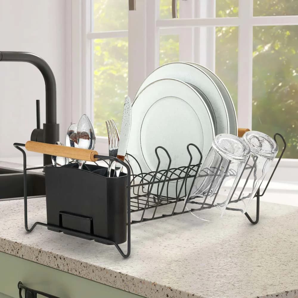 Escorredor De Prato E Louça Black Eco Design - Arthi