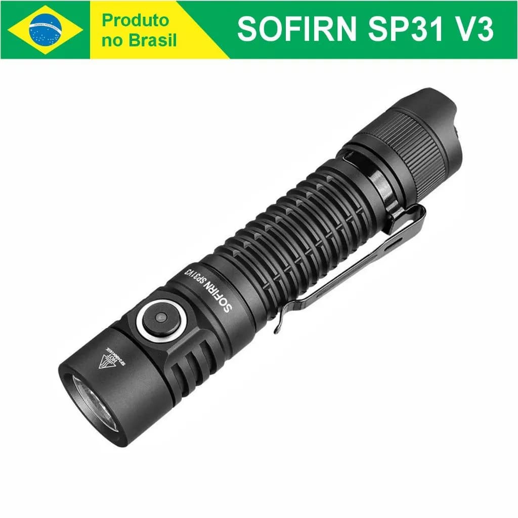 Lanterna LED Sofirn SP31 V2.0 XP-L HI V3 super Brilhante 1200lm