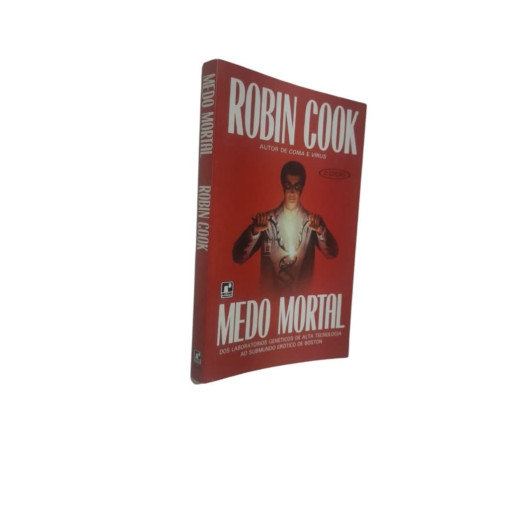 ANTIGUIDADE LIVRO MEDO MORTAL ROBIN COOK PRODUTO USADO