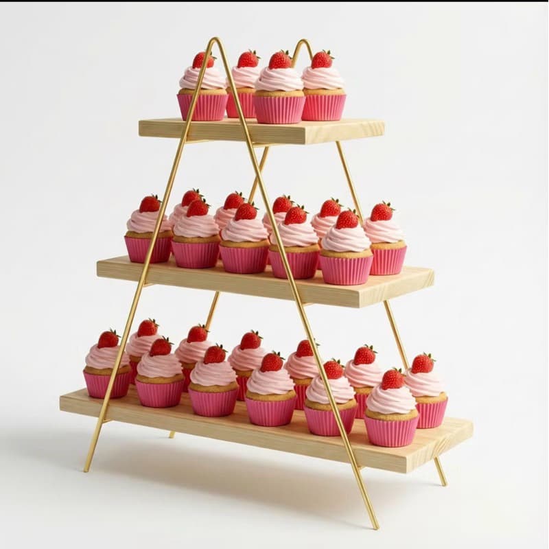 Suporte para Doces Decoração de Festa de Aniversário Cupcake