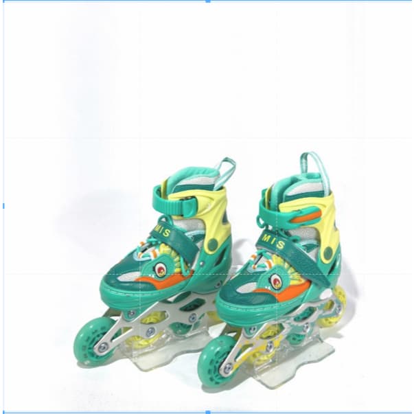 Patins Inline Ajustavel Com Luz De Led. Com OU SEM Kit Protecao Varias Cores E Tamanhos disponiveis
