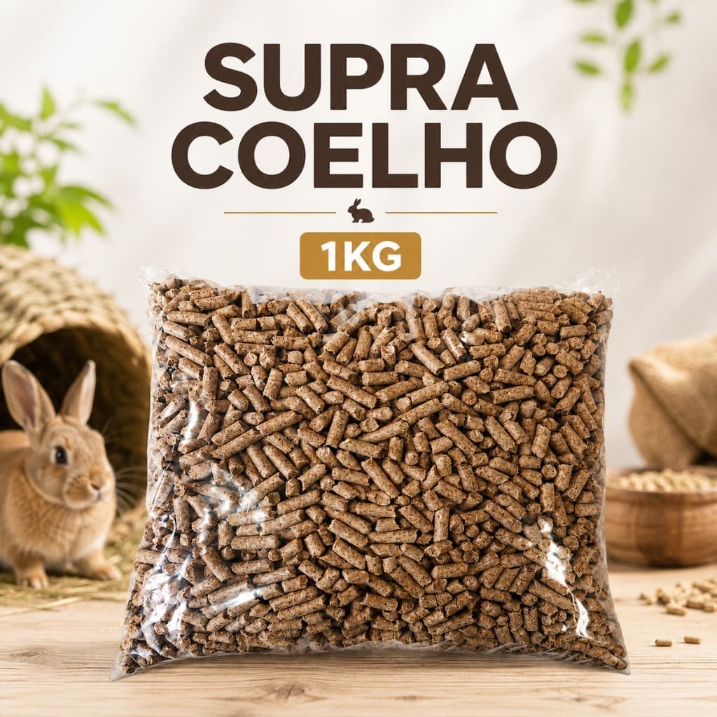 Ração Coelho Supra Agro 1kg