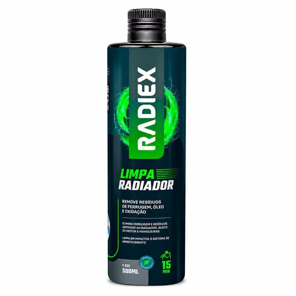 LIMPA RADIADOR ORIGINAL RADIEX 500ml – Remove Lodo, Óleo e Ferrugem | Uso Rápido e Eficiente