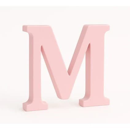 KIT COM 4 LETRAS DECORATIVAS 10 cm CHÁ DE BEBÊ, REVELAÇÃO DECORAÇÃO QUARTO RECEM NASCIDO