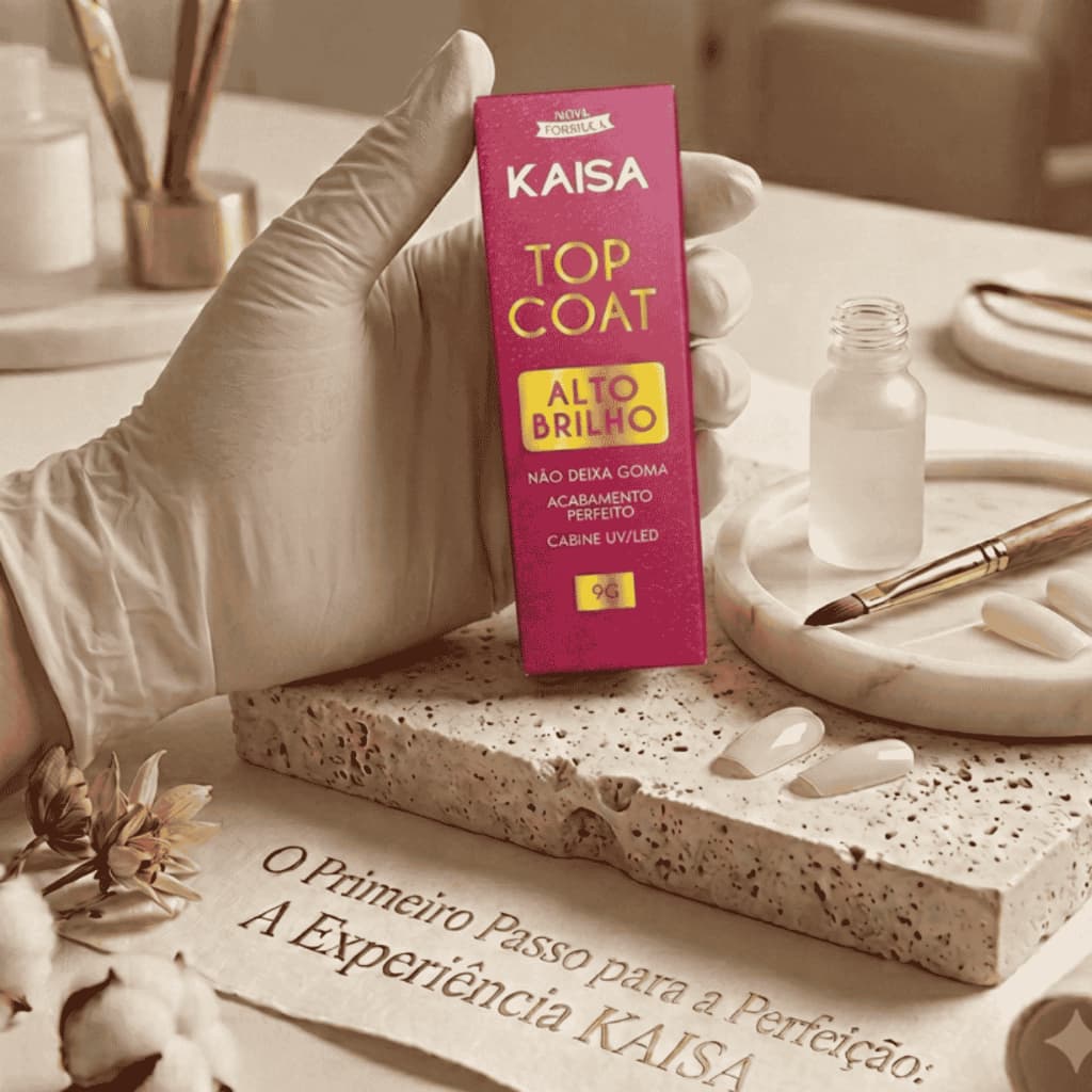 Top Coat  - Kaisa alto brilho em gel LUXO