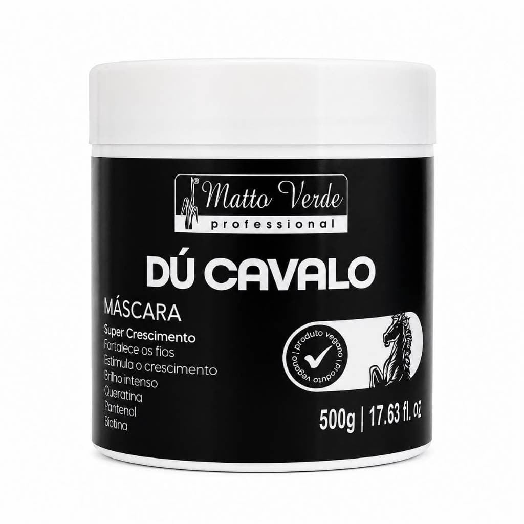 Máscara para Crescimento Capilar Dú Cavalo Fortalecedora Matto Verde 500g