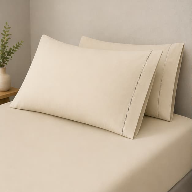 06 Fronhas Premium Micropercal 400 Fios – Toque Macio e Luxo para a Cama