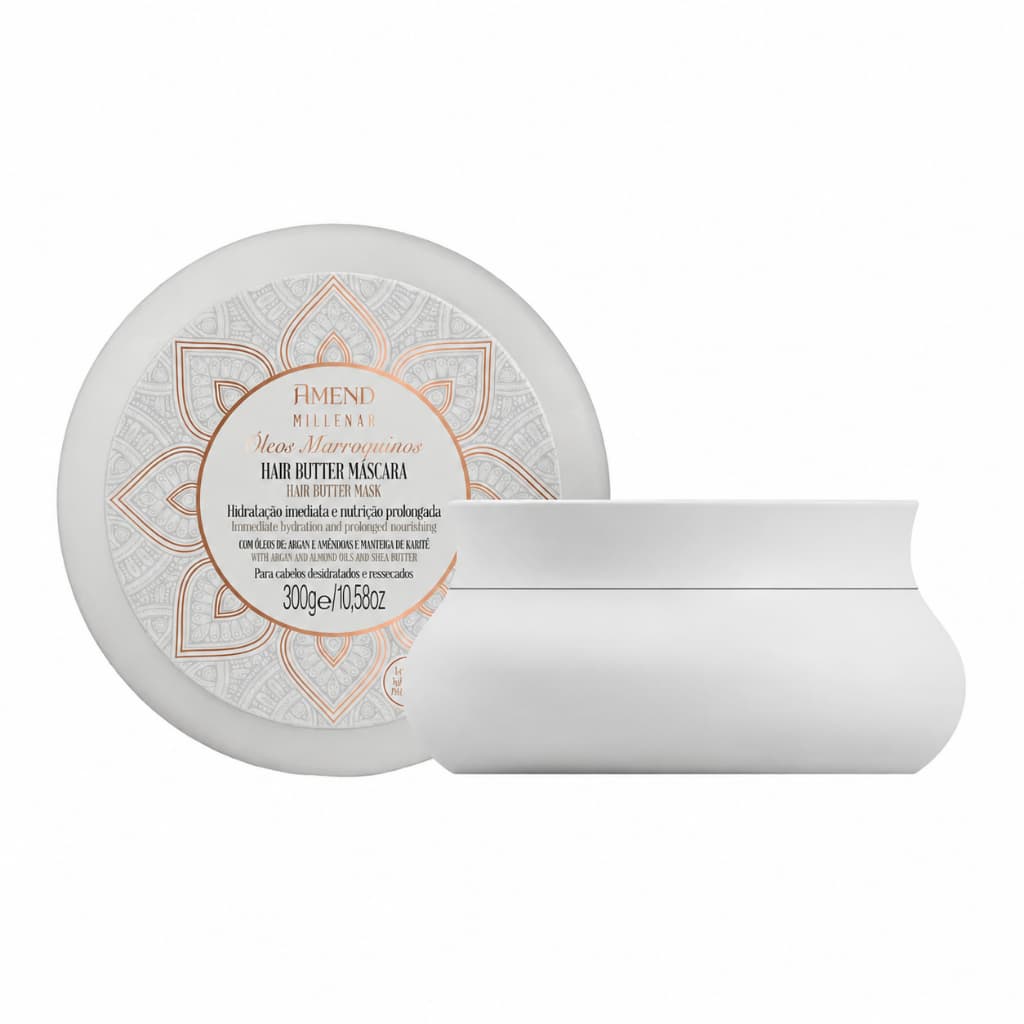 AMEND HAIR BUTTER MILLENAR ÓLEOS MARROQUINOS MÁSCARA 300G