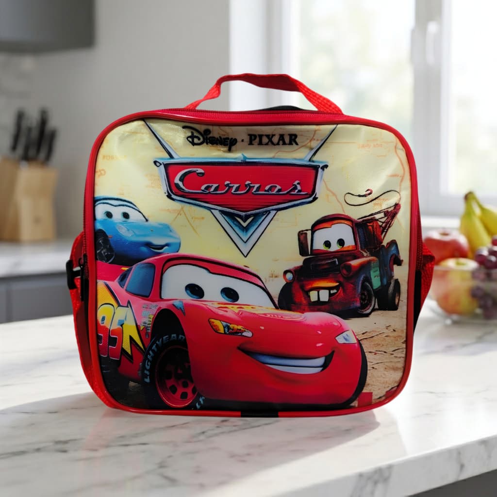 Lancheira Térmica Masculina Infantil Escolar Carros