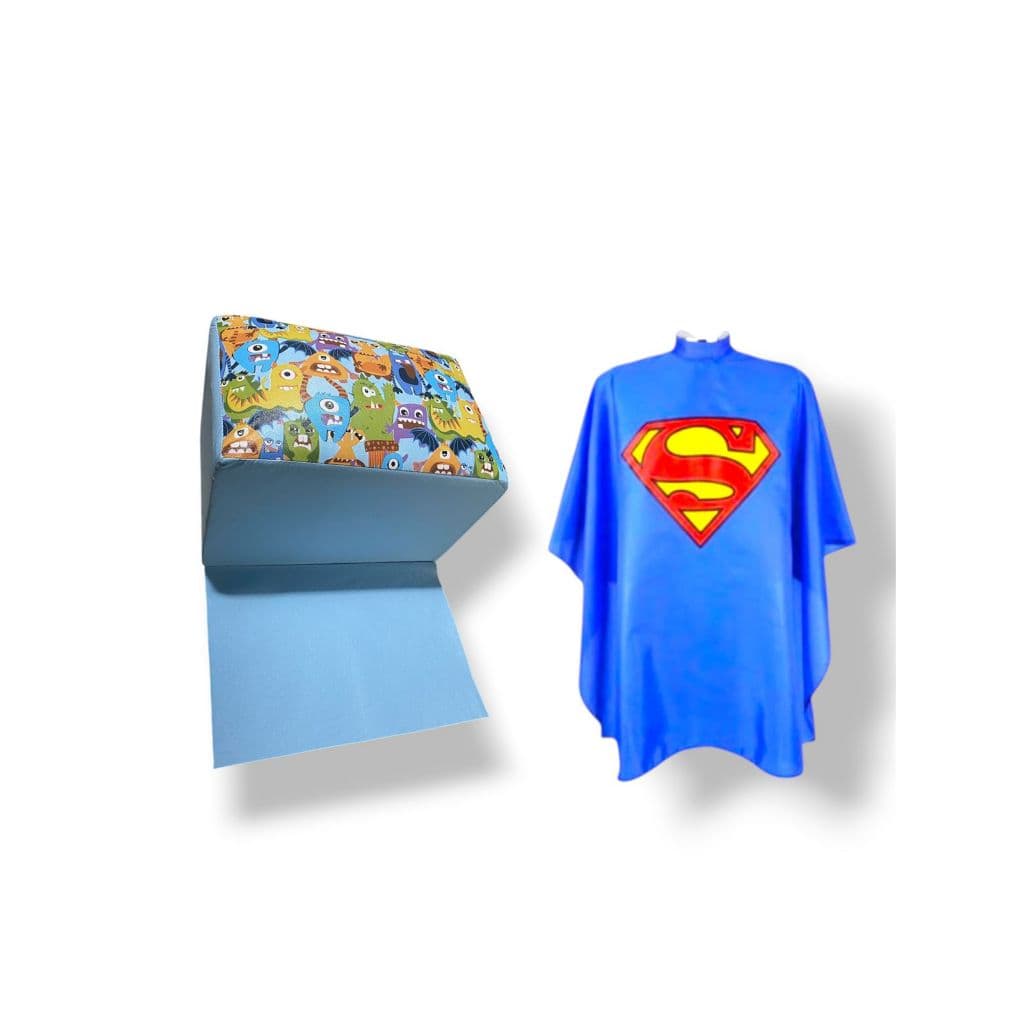 Kit Pufe Infanti Estampado e Capa de Cetim Infantil