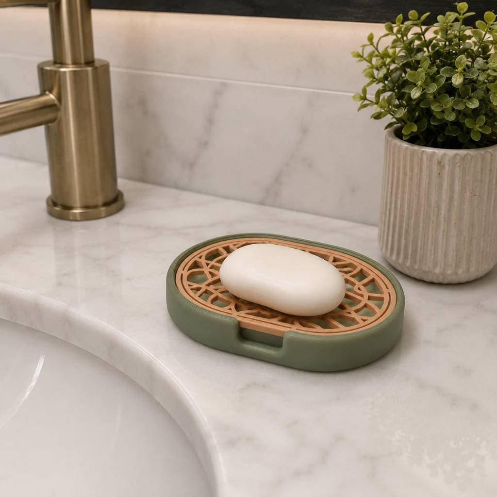Porta sabonete, Saboneteira para banheiro, lavabo, organização elegante e decorativo.