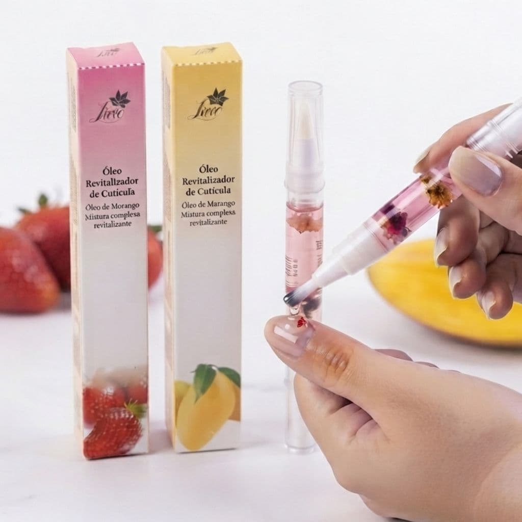 2 Canetas Óleo Hidratante de Cutícula Nutritivo - Tratamento Fortalecedor de Unhas e Cutículas