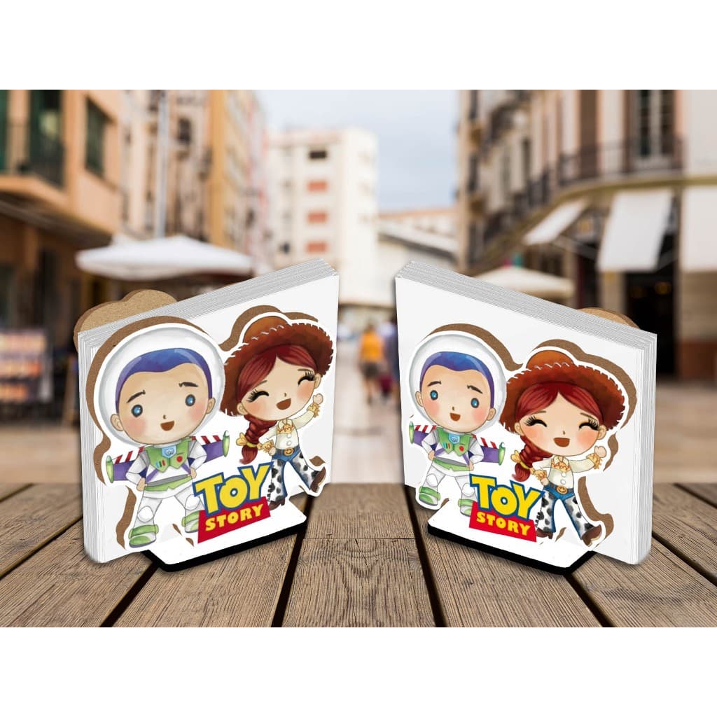 Kit 10 Centro de Mesa Porta Guardanapo Buzz e Jessie Toy Story