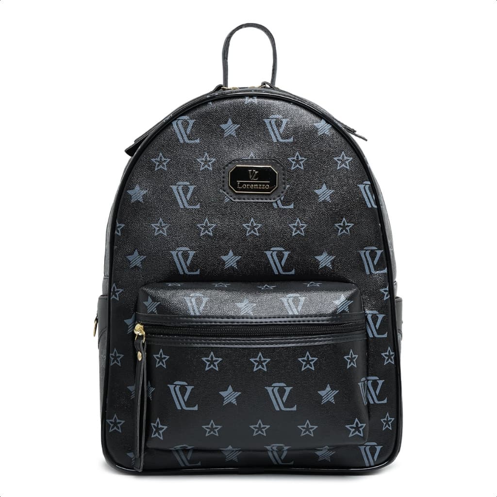 mochila feminina Média/ Grande escolar faculdade trabalho com bolsos de ziper
