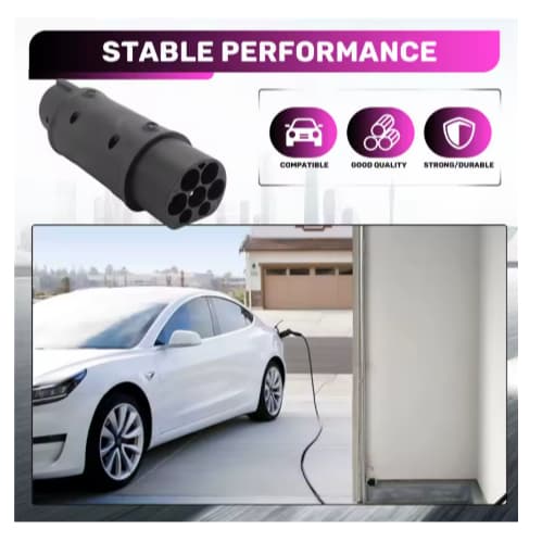 Adaptador de Carregamento Tipo 2 para Tipo 1 (SAE J1772) AC 250V 32A – Veículos Elétricos