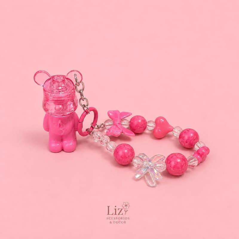 Lip Gloss Chaveiro Ursinho