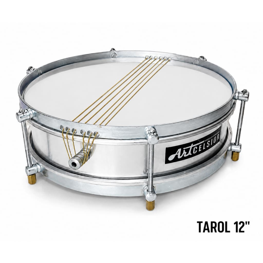 Caixa Tarol 12" Artcelsior Duralumínio Profissional 6 Bordões