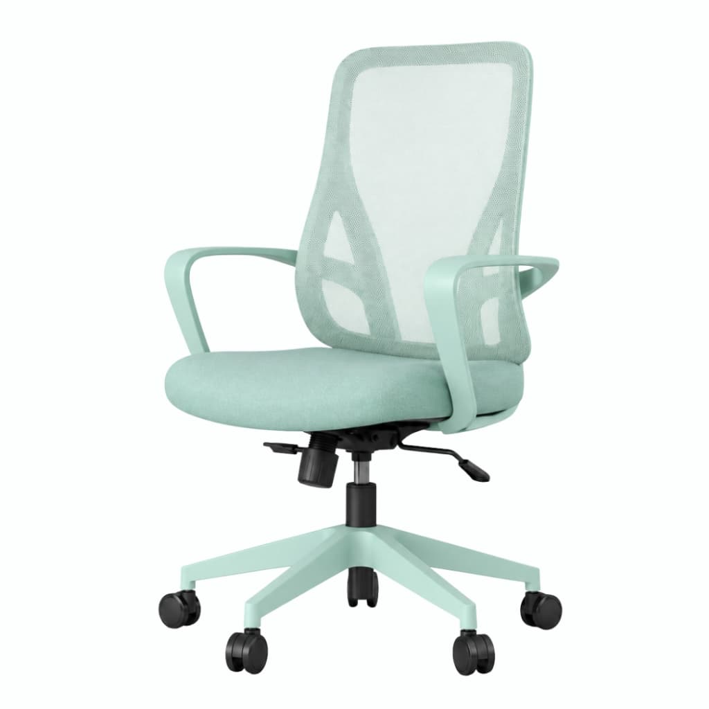 Cadeira Ergonomica Escritorio Home Office Tela Mesh Encosto Anatomico Pistao Gas 120kg Verde