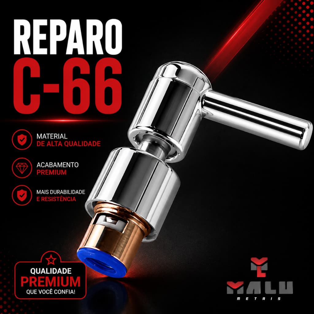 Reparo Completo Torneira C-66 1/4 de Volta Cerâmico