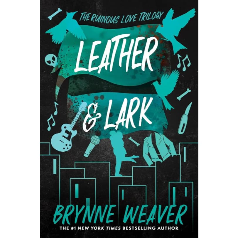 Leather & Lark Brynne Weaver Novela Romance Escuro Inglês