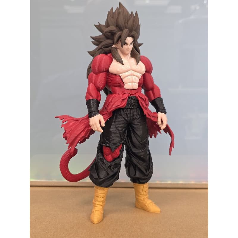 Goku Super Sayajin 4 boneco de 23cm Dragonball